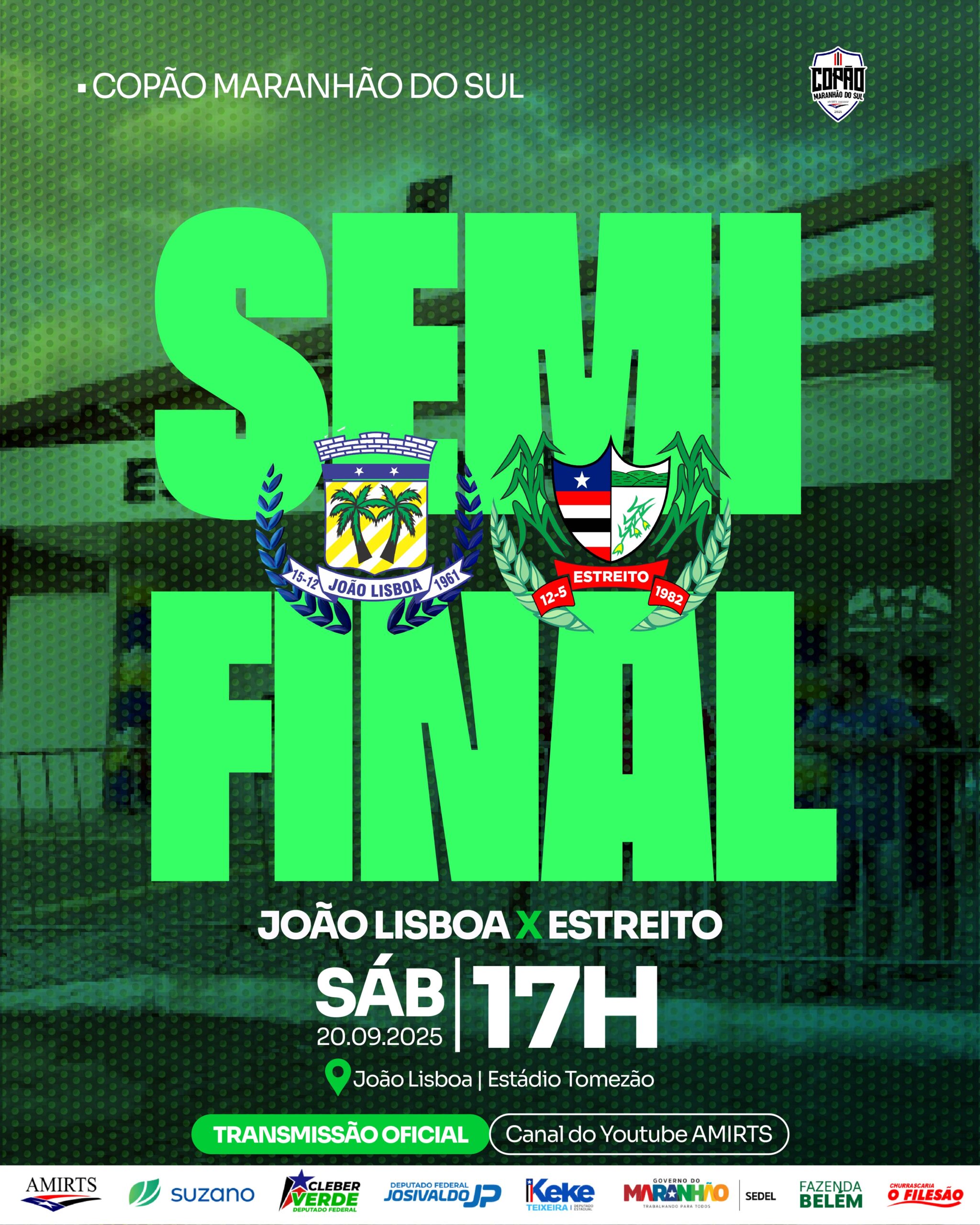 arte semi final joÃo lisboa x estreito